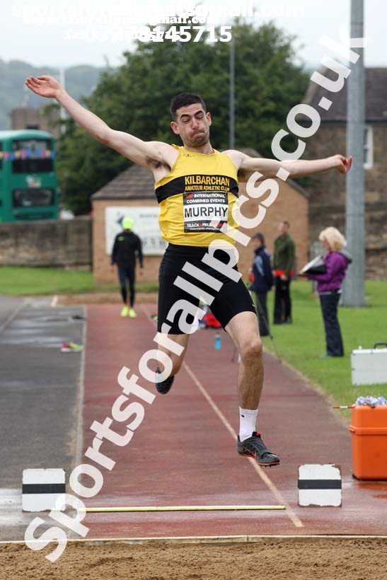 Mens decathlon long jump, EAP International Cominted Events, Hexham. Photo: David T. Hewitson/Sports for All Pics
